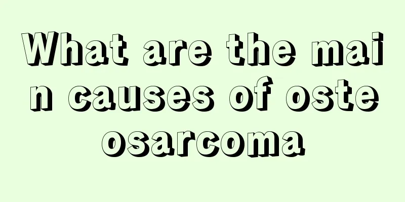 What are the main causes of osteosarcoma