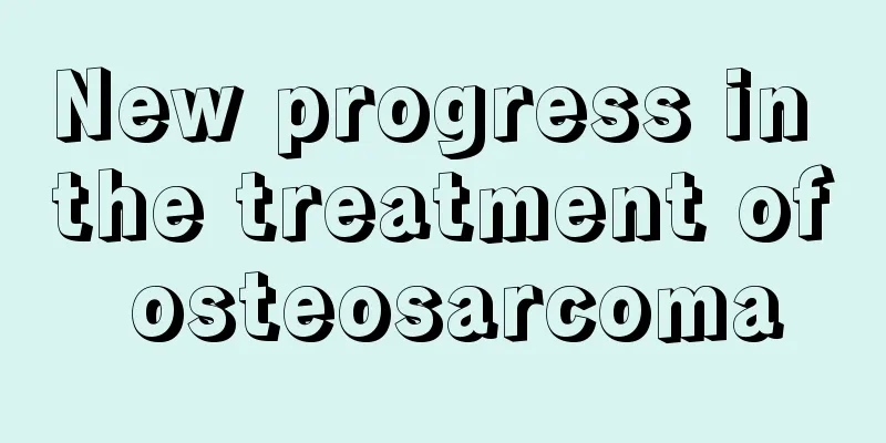 New progress in the treatment of osteosarcoma