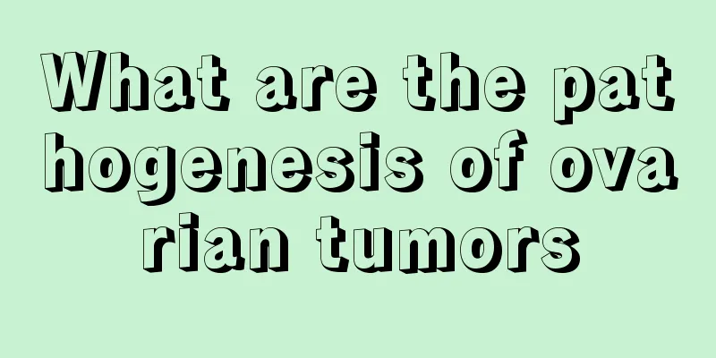 What are the pathogenesis of ovarian tumors