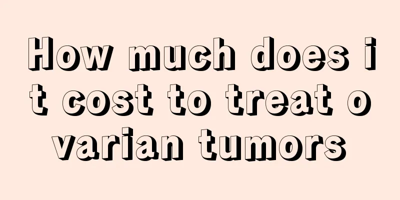 How much does it cost to treat ovarian tumors