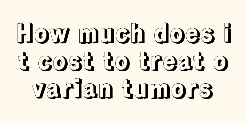 How much does it cost to treat ovarian tumors