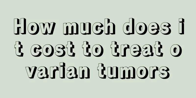How much does it cost to treat ovarian tumors