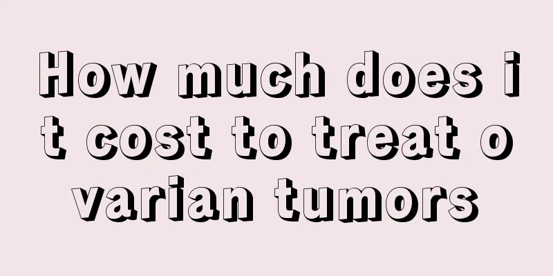 How much does it cost to treat ovarian tumors