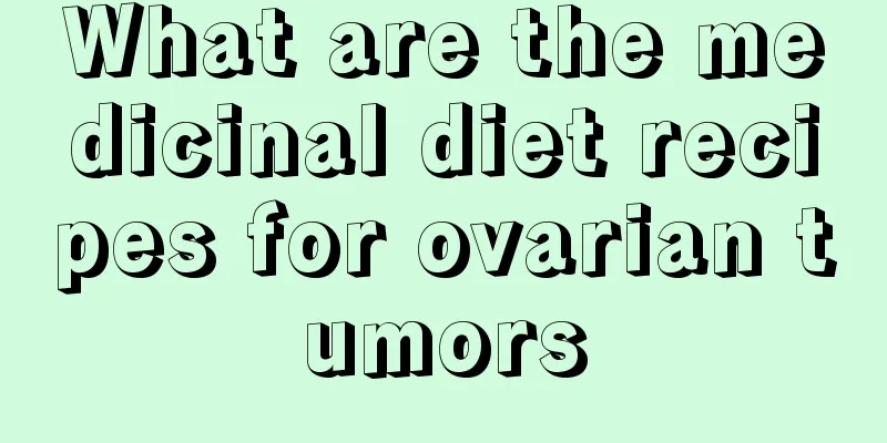What are the medicinal diet recipes for ovarian tumors