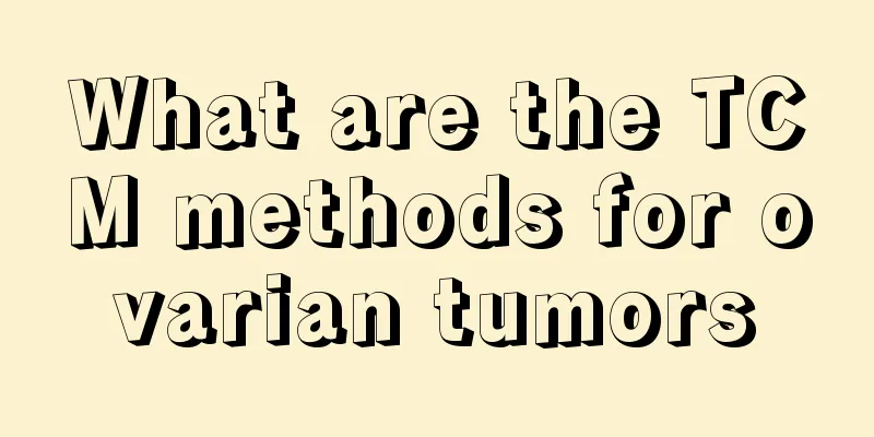 What are the TCM methods for ovarian tumors