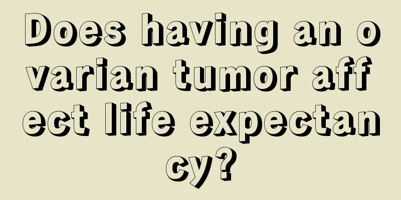 Does having an ovarian tumor affect life expectancy?