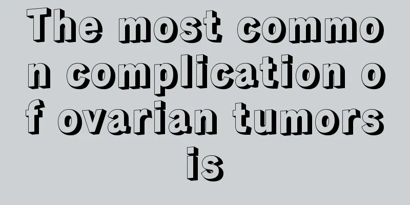 The most common complication of ovarian tumors is 