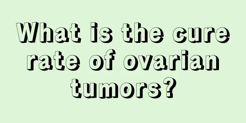 What is the cure rate of ovarian tumors?