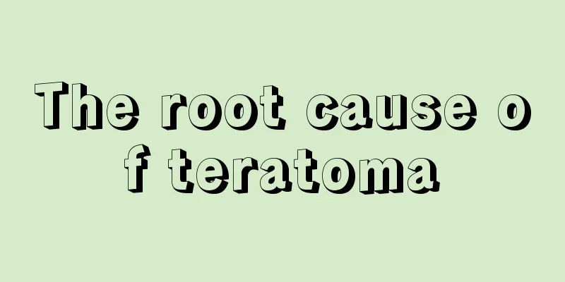 The root cause of teratoma