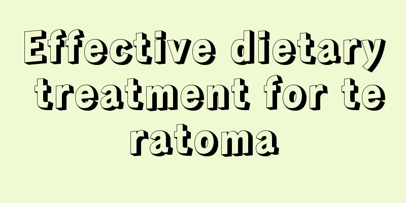 Effective dietary treatment for teratoma