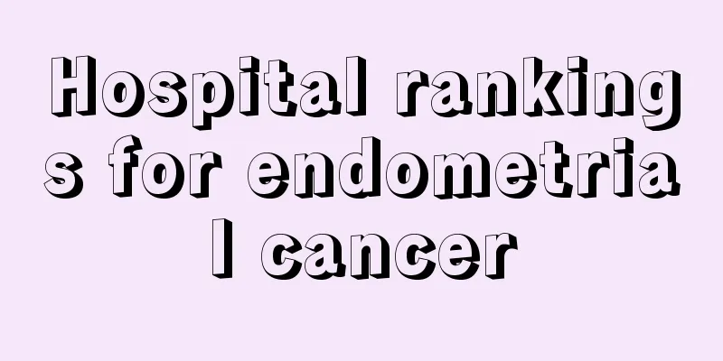 Hospital rankings for endometrial cancer