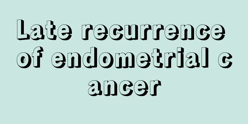Late recurrence of endometrial cancer