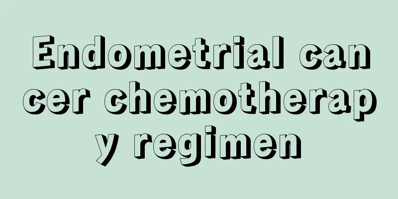 Endometrial cancer chemotherapy regimen