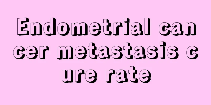 Endometrial cancer metastasis cure rate