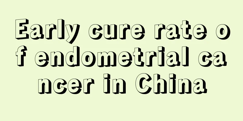 Early cure rate of endometrial cancer in China