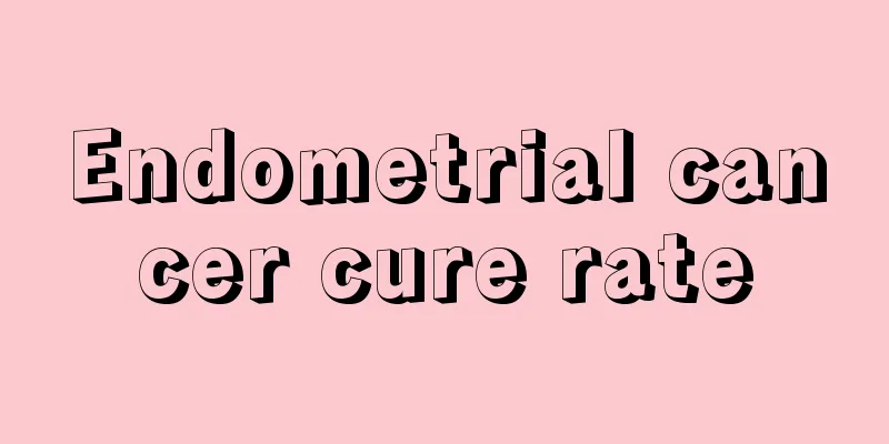 Endometrial cancer cure rate