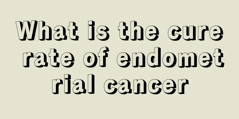 What is the cure rate of endometrial cancer