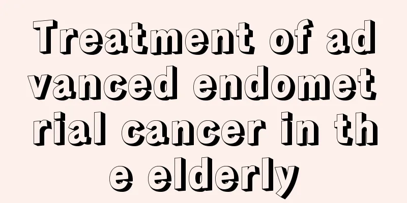 Treatment of advanced endometrial cancer in the elderly