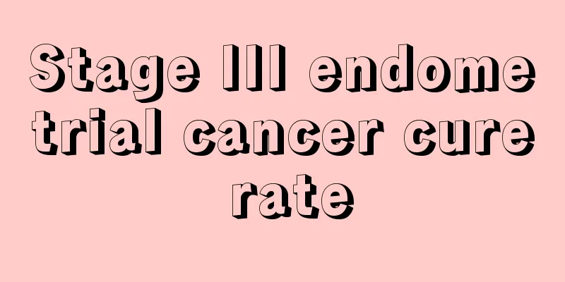 Stage III endometrial cancer cure rate