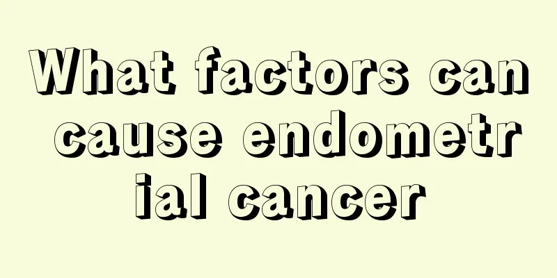 What factors can cause endometrial cancer