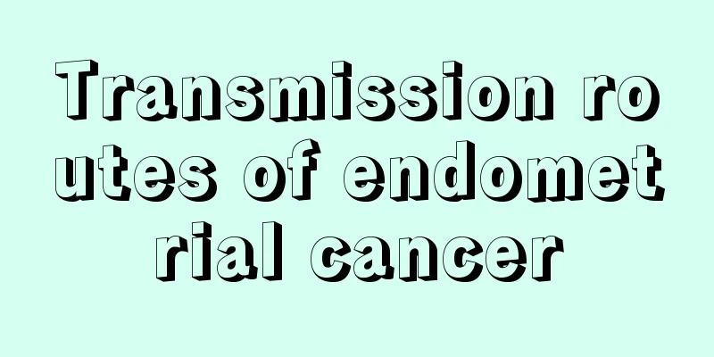Transmission routes of endometrial cancer