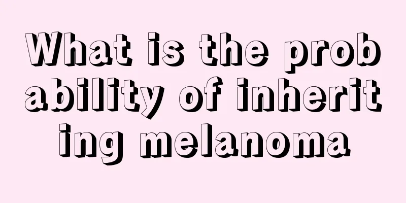 What is the probability of inheriting melanoma