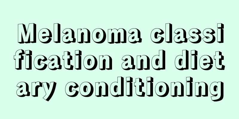 Melanoma classification and dietary conditioning