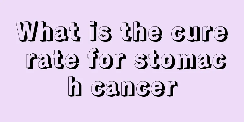 What is the cure rate for stomach cancer
