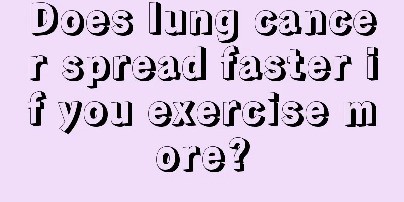 Does lung cancer spread faster if you exercise more?