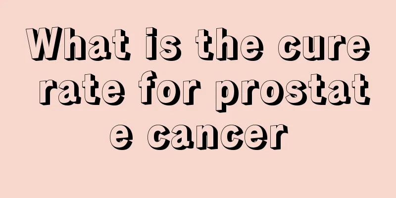What is the cure rate for prostate cancer