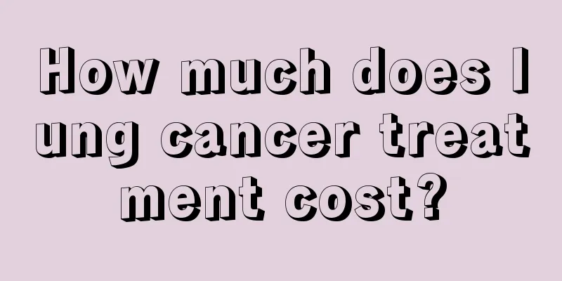 How much does lung cancer treatment cost?