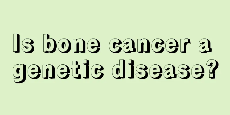 Is bone cancer a genetic disease?