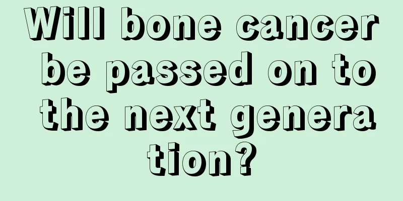 Will bone cancer be passed on to the next generation?