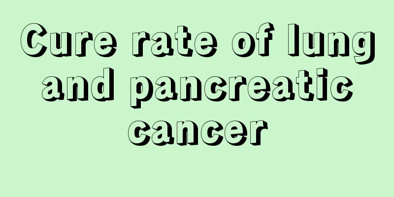 Cure rate of lung and pancreatic cancer