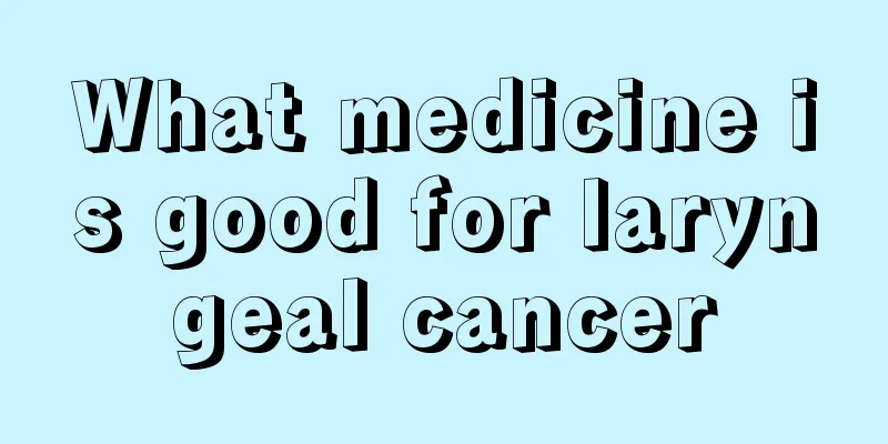 What medicine is good for laryngeal cancer