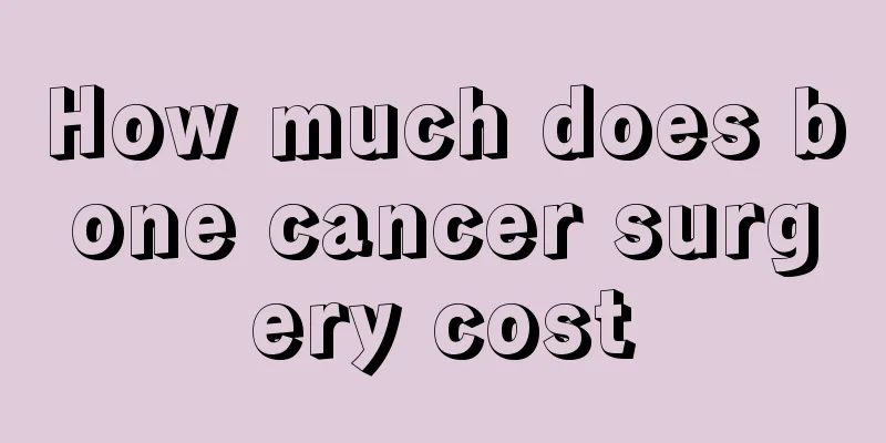 How much does bone cancer surgery cost