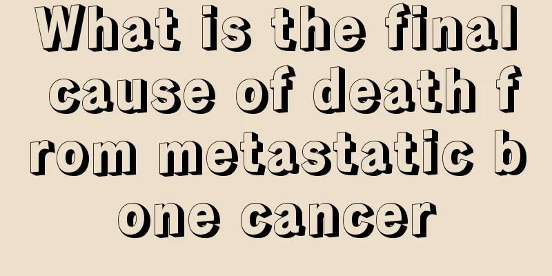 What is the final cause of death from metastatic bone cancer