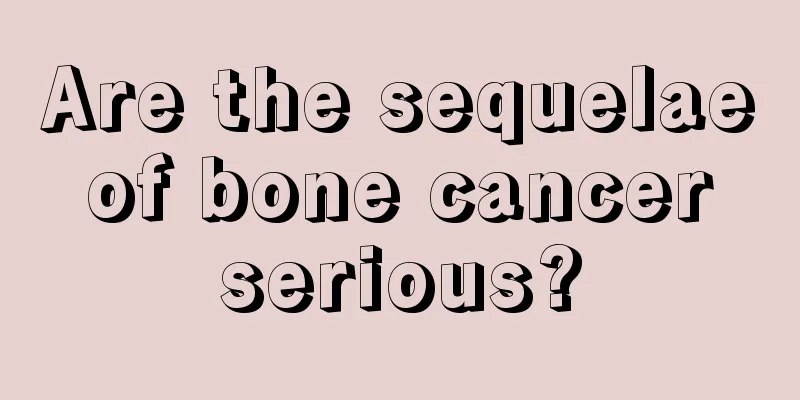 Are the sequelae of bone cancer serious?