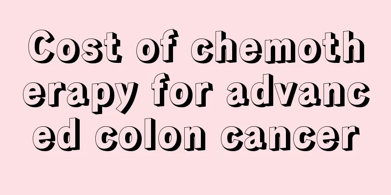 Cost of chemotherapy for advanced colon cancer