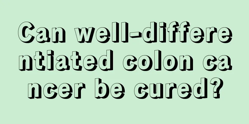 Can well-differentiated colon cancer be cured?