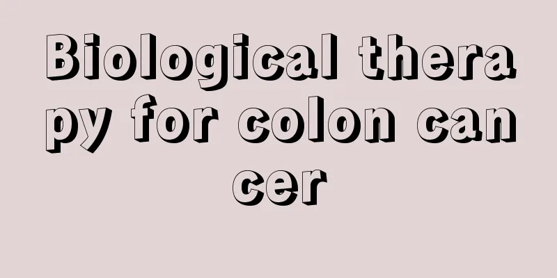 Biological therapy for colon cancer