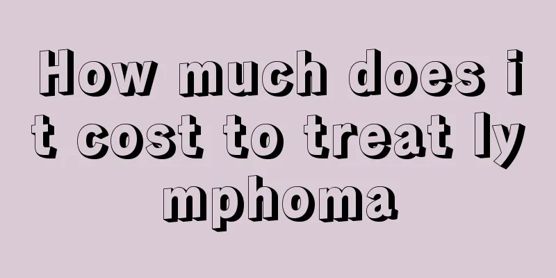 How much does it cost to treat lymphoma