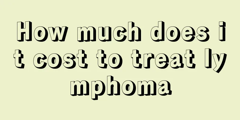 How much does it cost to treat lymphoma