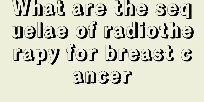 What are the sequelae of radiotherapy for breast cancer
