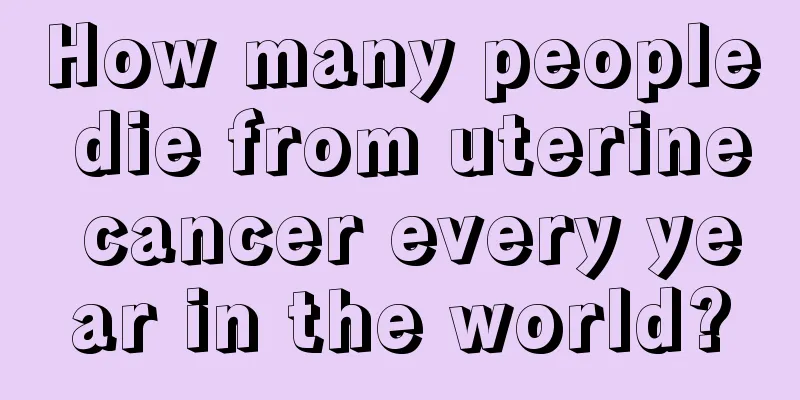 How many people die from uterine cancer every year in the world?