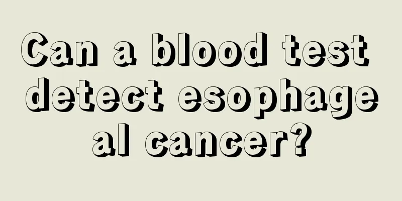 Can a blood test detect esophageal cancer?
