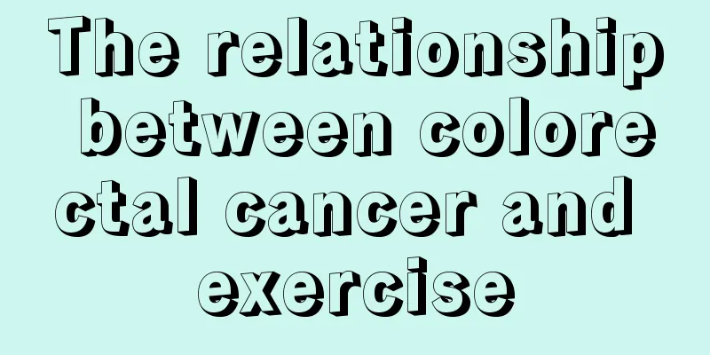 The relationship between colorectal cancer and exercise
