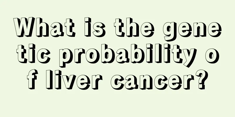 What is the genetic probability of liver cancer?