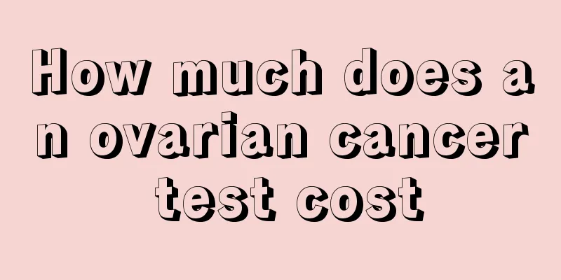 How much does an ovarian cancer test cost