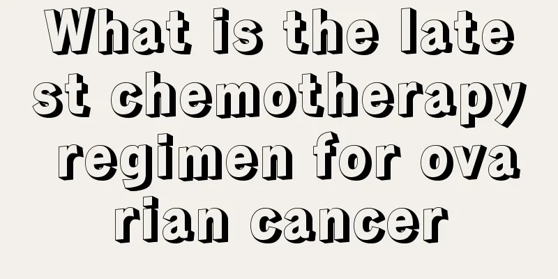 What is the latest chemotherapy regimen for ovarian cancer